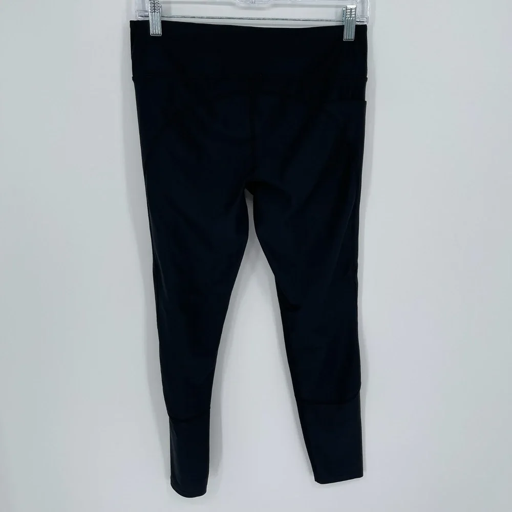 Under Armour‎ Girls Black Fitted Athletic Gym Running Leggings Size L Youth